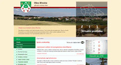 Desktop Screenshot of obec-brezina.cz